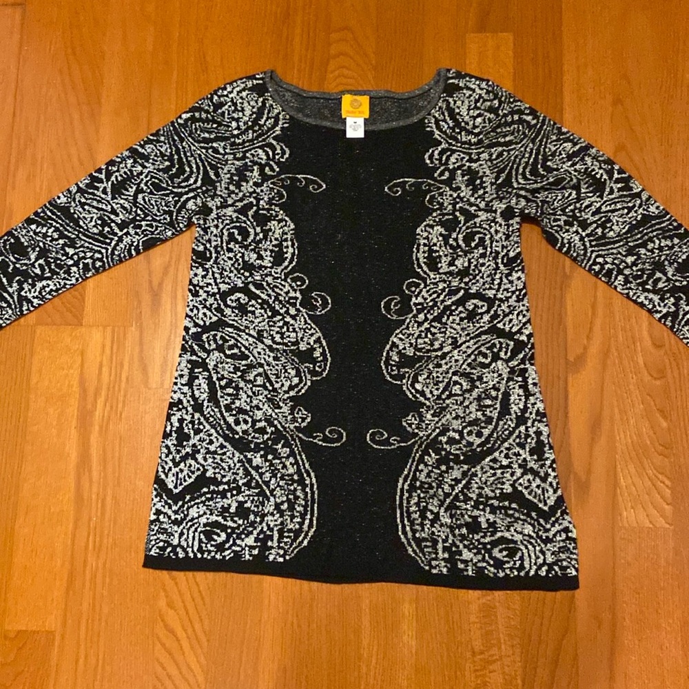 Sparkly Ruby Rd. Lds Sweater